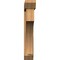 Ekena Millwork Westlake Slat Rough Sawn Bracket w/ Offset Brace, Western Red Cedar, 8"W x 48"D x 48"H BKT0806X48X48WTL06RWR - alternate 3